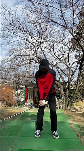 振り子の支点❷右肘#田中勝也 #ゴルフ ＃ドライバー＃ゴルフ上達＃ふじさん流＃ゴルフのコツ＃美スイング＃ゴルフドリル＃上達までの道のり＃ふじさんゴルフ＃振り子＃ゴルフ理論