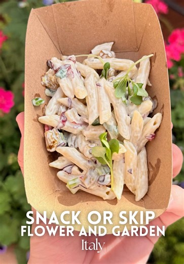 Snack or Skip: Italy Booth at EPCOT's Flower & Garden Festival