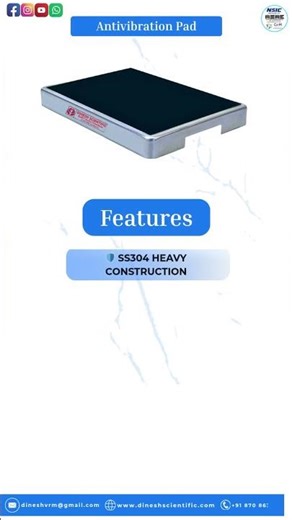 Anti-Vibration Pad | Reduce Noise & Vibration #scientific