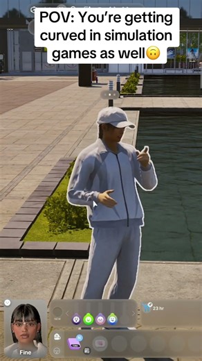 idk getting curved in a simulation game is wild…#sims4 #viral #inzoi #fyp #tiktok