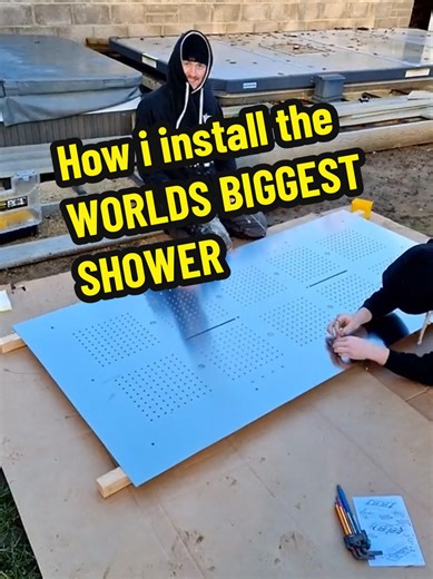 Installing the World's Biggest Shower: A Step-by-Step Guide