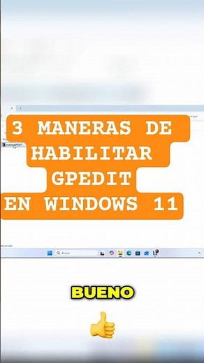 IF GPEDIT does not appear in Windows 11 Install it officially! 🛠️