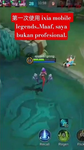 noob using ixia #mobilelegends #shortvideo
