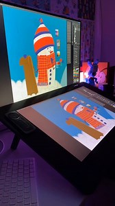 What are you creating today? Tag us in your latest work process 🪄 #MadeWithWacom Art by Josh Cleland Illustration | Wacom