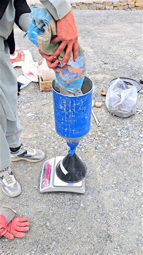 Why Fill This Cone with Sand? #fdt #soil #construction