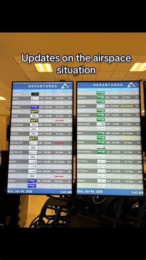 Airspace Situation Update for Puerto Rico