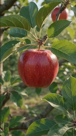 What happens when a ripe apple falls from a tree? 🍎