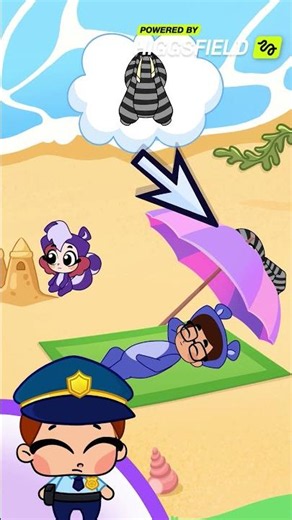 Find the Thief! 👮 Funny Baby Police Game for Kids 🎮 #learning #kidsvideos #baby