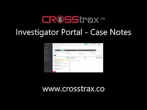 Investigator Training - Case Notes
