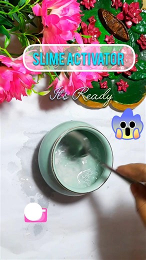 Slime Activator Making😇😇 #shortvideo #viralvideo #handwash #satisfying #easy