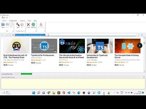 How to scrape Udemy.com to obtain course details like Price, discounted price from multiple pages