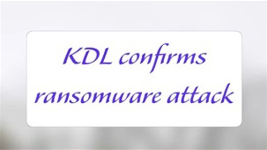 KDL Ransonware attack