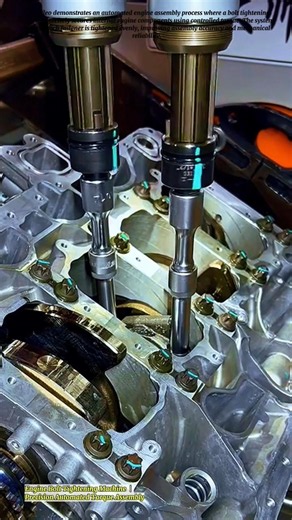 Engine Bolt Tightening Machine | Precision Automated Torque Assembly