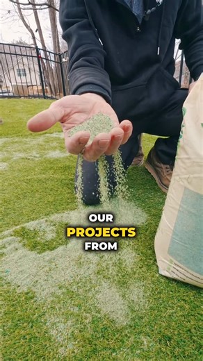 𝐆𝐨𝐚𝐭 𝐓𝐮𝐫𝐟 | 𝐊𝐧𝐨𝐱𝐯𝐢𝐥𝐥𝐞 on Instagram: "Infill Installation🏆 Nearing the finish line on another Goat Turf project and it’s all about the details. As we wrap up our installs, we finish every surface with premium infill—designed to help each blade of turf stand tall, stay straight, and look perfectly manicured across every job site. This final step not only gives your lawn that clean, natural appearance, but also adds stability and durability, helping your backyard perform and last 