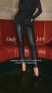 5.4K views | Don’t miss your chance to snag the famous Faux Leather Leggings for just $49! Sleek, smoothing, and loved by so many, these best-sellers shape, lift, and feature our signature Power Waistband for unbeatable core compression. For a limited time only, get 20% off your first purchase with code WELCOME20! | SPANX | Facebook