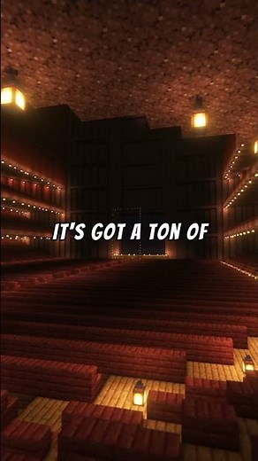Building a MASSIVE Theater in Minecraft #shorts #minecraft #build