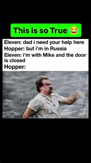 Is Hopper the Ultimate Overprotective Dad? | Jim Hopper is every girl's dad!• #strangerthings #yt