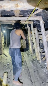 Underground Mining Life: Worker Sends Rope Signal to Start the Mine Train and pull the mine workers | Sports World PK