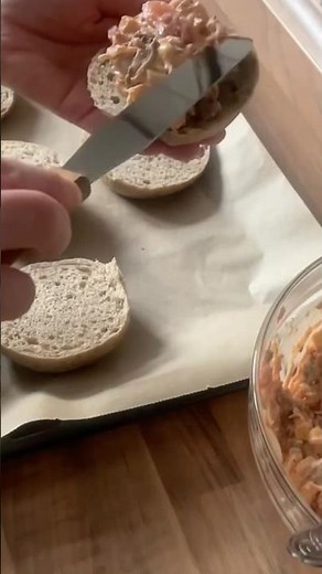 Vegetarische Pizzabrötchen 🌱🍕 für die ganze Familie#partysnackrecipe