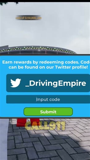 Roblox Driving Empire: Brand New Money Code December 2025