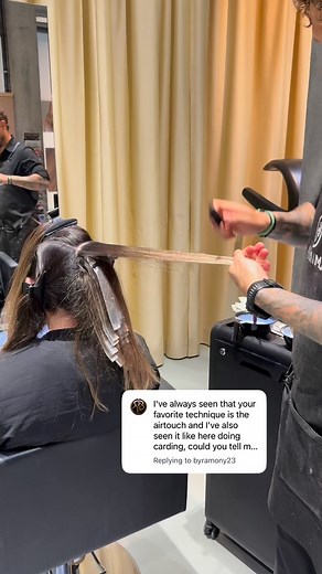 When do I use the Teasing Board Balayage vs. Airtouch? 樂 ✨ Teasing...