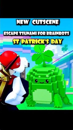 ST PATRICK'S DAY EVENT 😱 Escape Tsunami For Brainrots! (Cutscene)