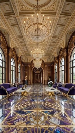 From Empty Hall to Crystal Palace Floor Design | #home #dance #design