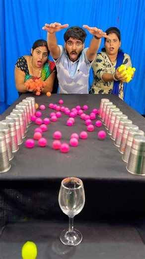 Best Ball Poring funny family challenge ✅ ||#shorts #game