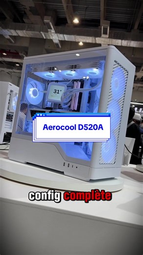 Airflow au top ! Un boitier à 12 ventilos, voici le Aerocool D520A ! Lien dispo en bio ! #pcgamer #gamingontiktok #tech #techtok #gaming