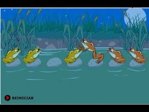 Las ranas, el truco para pasarlas de un lado al otro