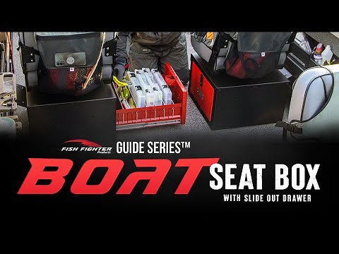 Boat Seat Box with Slide Out Drawer from Fish Fighter Products