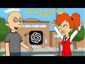 Classic Caillou CHEATS on his TEST with CHATGPT