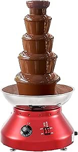 Commercial Chocolate Fountain Machine, Stainless Steel Electric Chocolate Fondue Fountain Machine, Large Capacity Chocolate Fountain Machine 5 tier For Party, Gathering, Wedding For Nacho Cheese