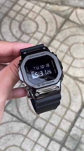 G-Shock GM-5600B-1 ⌚️🖤 #gshock #casiogshock #acsessories #band #bracelet #blackwatch #look #gm5600 #casiooak #casiooriginal #casiomod #style #luxurywatches