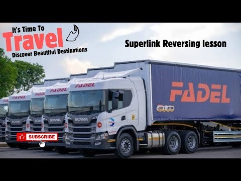 How to reverse a superlink trailer (Right side alley docking) 🇿🇦😁🙌🏿