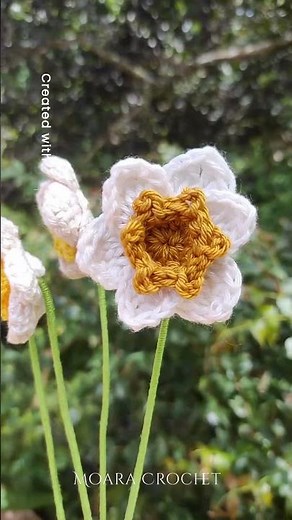🌼 Crochet Daffodil Flower – Perfect Spring & Easter Crochet!