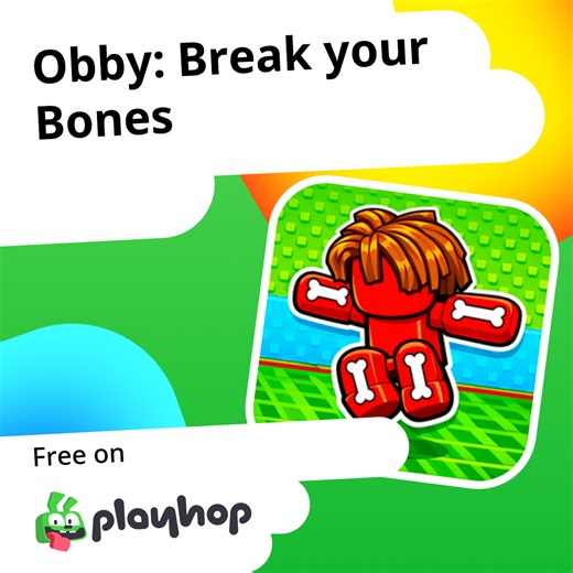 Obby: Break your Bones: Play Online For Free On Playhop