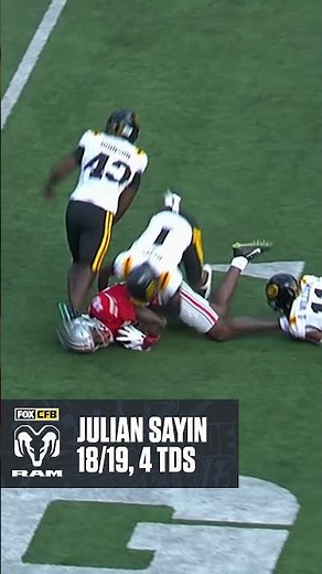 Julian Sayin was the power player for Ohio State 😤 Sponsored by ‪@RamTrucks‬ #RAMPowerPlayer