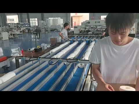 Good price automatic small toilet roll paper wrapping machine