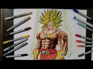 Drawing Broly ► The Legendary Super Saiyan [Dragon Ball Z]