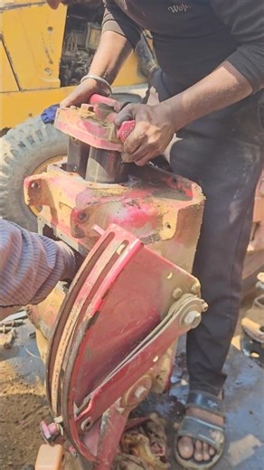 Tractor Hydraulic Repair Full Process 🚜 | Power Cylinder Fix 🔧#shorts #hydraulicrepair #hydrolic