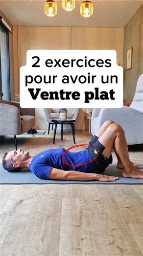 2 simple exercises for a flat stomach!✨️ #pilates #flatstomach