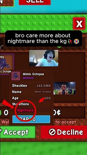 Getting a 15 Second MIMIC Using TOKENS IN GROW AGARDEN☠️