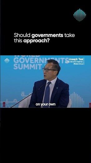 The future of AI is sovereign | Joseph Tsai - World Governments Summit