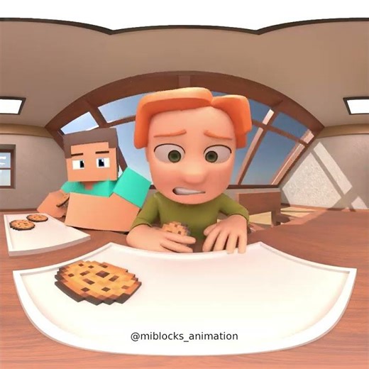 Minecraft cookies #360 #short #animation