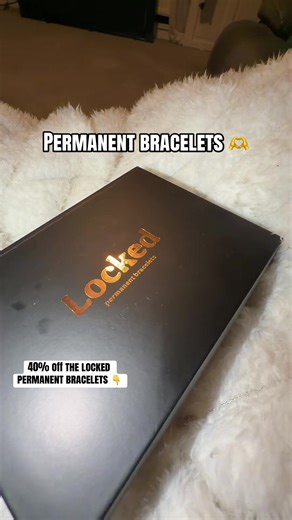 40% off the locked permanent bracelets 👇 #locked #permanentjewelry #permanentbracelets
