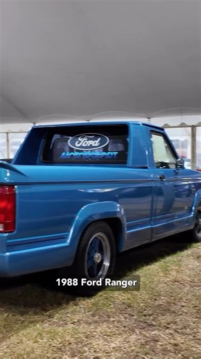Matt Avery on Instagram: "Saleen’s 1 of 1⁣ Sportruck ⠀ With just 1,681 original miles, this highly original @saleen Ranger is signed by Steve Saleen and still retains its original window sticker and temporary tag. Just 24 were created in the run with this the only example painted Regatta Blue. ⠀ Power comes from a fuel-injected 2.9L V6 paired with a 5-speed manual transmission, plus Racecraft suspension, Saleen ground effects, color-keyed alloy wheels, and a blue MOMO steering wheel with Saleen 