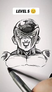 How to Draw Frieza in different levels . . . . . . . #frieza #goku #songoku #kakarot #gokublack #dragonball #dragonballz #dragonballsuper #dragonballgt #gohan #vegeta #mangadrawing #mangaart #manga #animeedits #animeart #animedrawing #anime #artist #fanart #fanartanime #desenho #cutedrawings #cutedrawing #cooldrawing #guhitpinas #reels #foryou #fyp #reelsph | FSF ART