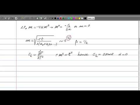 Landau Ginzburg theory of Phase Transitions