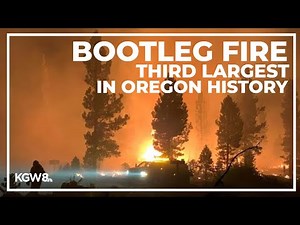 Growth of Bootleg Fire